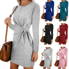 Charger l&#39;image dans la galerie, vestido long sleeve dress casual autumn robe courte vestidos  mujer fall kleider damen festa curto dames jurken sukienki clothes