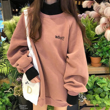 Charger l&#39;image dans la galerie, Hoodies Women Autumn Winter Trendy Embroidery Korean Style Simple Casual Kawaii Ulzzang Oversize Womens Clothing Chic Streetwear