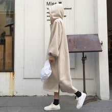 Charger l'image dans la galerie, SVOKOR Warm Leisure Sweatshirt Long Section  Hoodies Autumn Winter Plus Velvet Thickening Women's Jacket