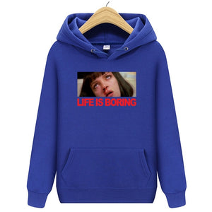 Brand Clothing Life is Boring Fashion Hoody 2019 New Casual Men Hoodies Sweatshirts Printed Pullover Hoodie Cotton S-2XL