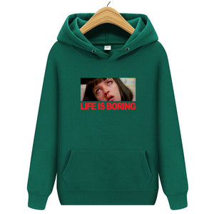 Brand Clothing Life is Boring Fashion Hoody 2019 New Casual Men Hoodies Sweatshirts Printed Pullover Hoodie Cotton S-2XL