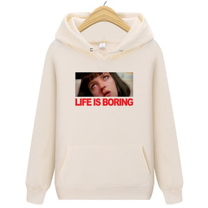 Brand Clothing Life is Boring Fashion Hoody 2019 New Casual Men Hoodies Sweatshirts Printed Pullover Hoodie Cotton S-2XL