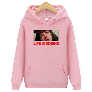 Brand Clothing Life is Boring Fashion Hoody 2019 New Casual Men Hoodies Sweatshirts Printed Pullover Hoodie Cotton S-2XL