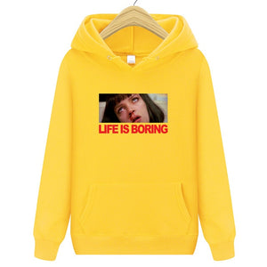 Brand Clothing Life is Boring Fashion Hoody 2019 New Casual Men Hoodies Sweatshirts Printed Pullover Hoodie Cotton S-2XL