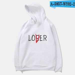 New Movie It Losers Club Sweatshirt Men Women Loser Lover It Inspired Hoodies Casual Unisex Sweatshirts Loser Lover  Hoodie