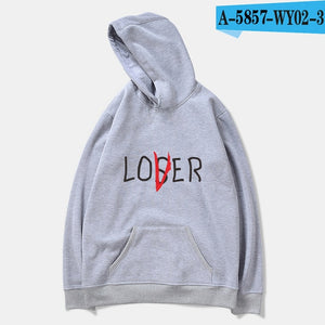 New Movie It Losers Club Sweatshirt Men Women Loser Lover It Inspired Hoodies Casual Unisex Sweatshirts Loser Lover  Hoodie