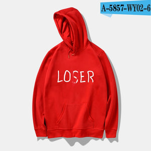 New Movie It Losers Club Sweatshirt Men Women Loser Lover It Inspired Hoodies Casual Unisex Sweatshirts Loser Lover  Hoodie