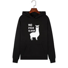 Charger l&#39;image dans la galerie, Women Hoodies Sweatshirts Hooded Sweatshirt Funny Animal Llama Print Autumn Winter Pullover Female Hoodie Tops Clothes Outwear