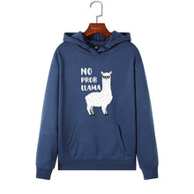 Charger l&#39;image dans la galerie, Women Hoodies Sweatshirts Hooded Sweatshirt Funny Animal Llama Print Autumn Winter Pullover Female Hoodie Tops Clothes Outwear