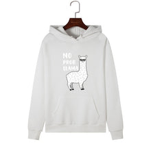 Charger l&#39;image dans la galerie, Women Hoodies Sweatshirts Hooded Sweatshirt Funny Animal Llama Print Autumn Winter Pullover Female Hoodie Tops Clothes Outwear